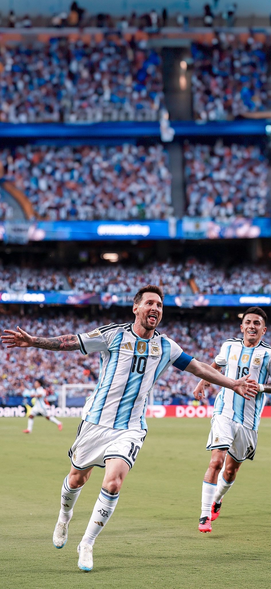 Messi Celebration Wallpaper