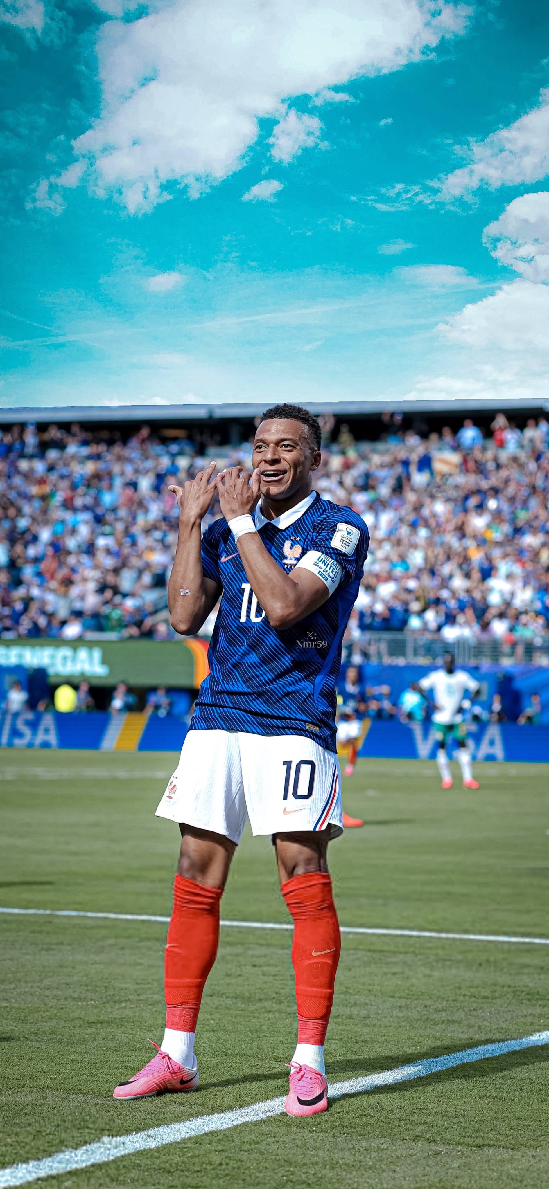 Mbappe Celebration Wallpaper